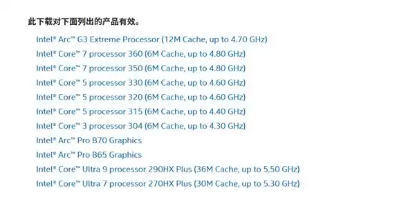 Intel发新版驱动:锐炫G3却只支持Extreme版、标准版踪影全无