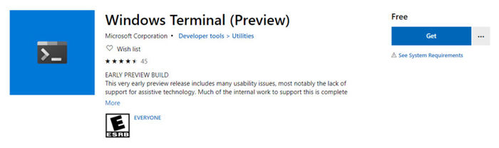 Windows Terminal上架微软商店 更多自定义功能来袭了