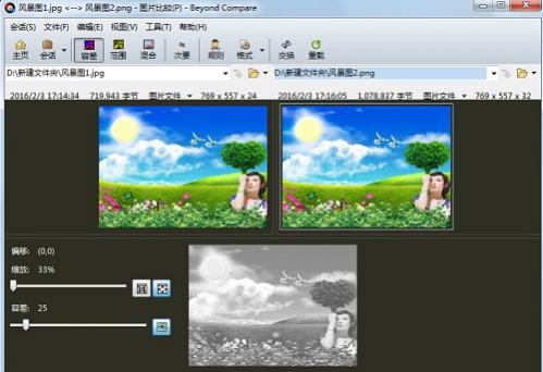 Beyond Compare图片比较应该注意的问题介绍