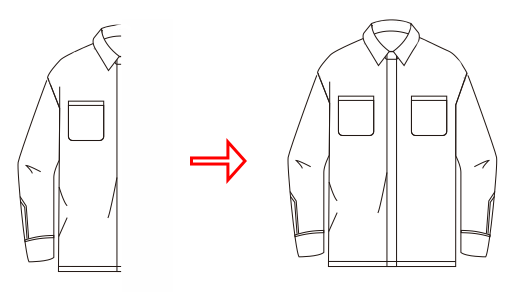 CDR中服装设计格子衬衫的方法教程