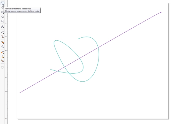 CDR中的抽象线条的操作方法