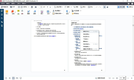 ABBYY FineReader 15 查看PDF文档功能的操作方法