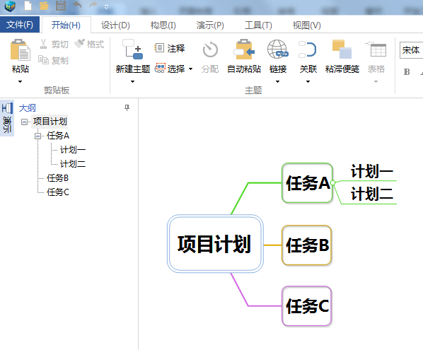 绘制思维导图