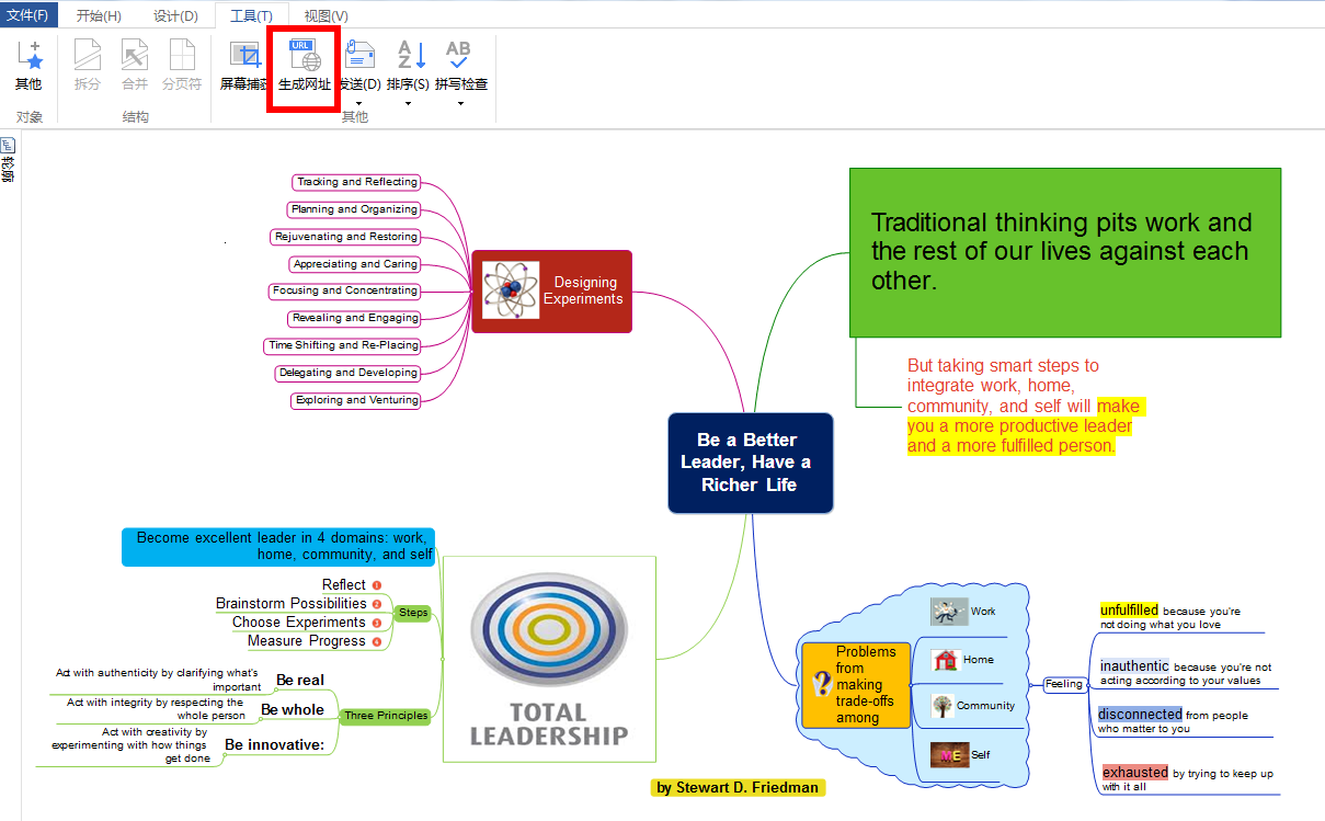 MindMapper生成网址功能介绍