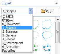 MindMapper剪贴画功能详解