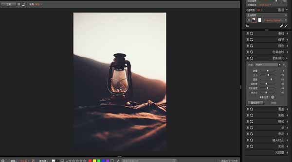 PS插件中应用晕影功能的方法教程