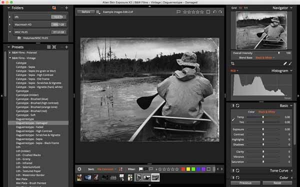 Exposure利用相机进行RAW设置的操作方法
