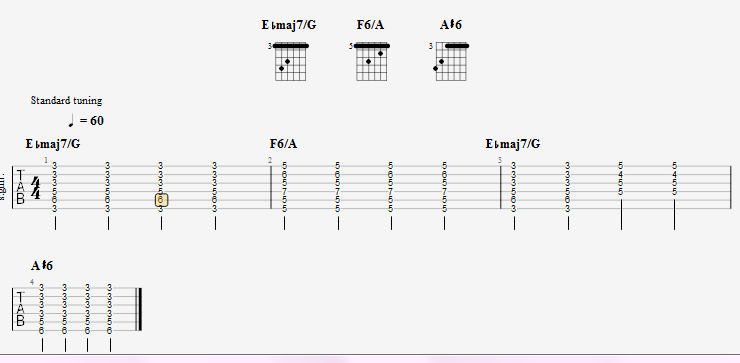 Guitar Pro在指板上寻找特殊和弦的操作方法