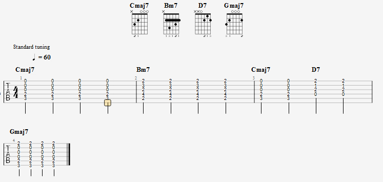弹好chord谱的方法