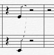 不同行音符连线 不同行音符连线