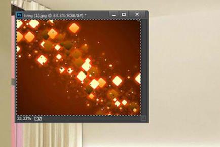 PS在墙上贴图的方法