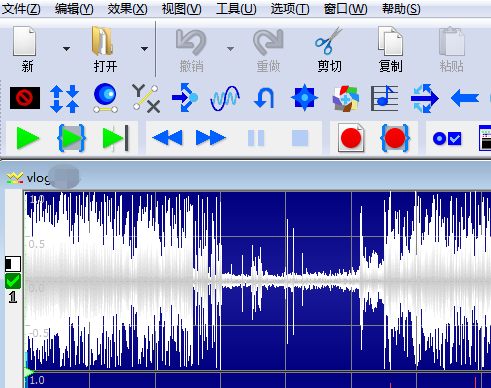 图一:打开vlog视频界面