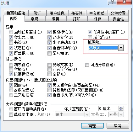 Word选项