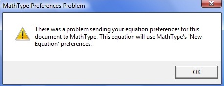 MathType插入公式错误解决方法