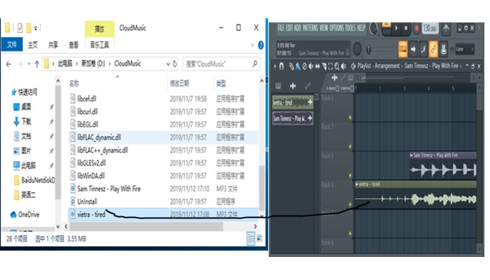 FL Studio进行音乐合并的方法
