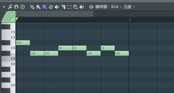 FL Studio钢琴卷轴中选择菜单讲解