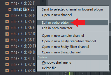 浏览器在音频编辑器中编辑