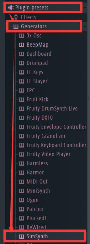 SimSynth插件位置 SimSynth插件位置