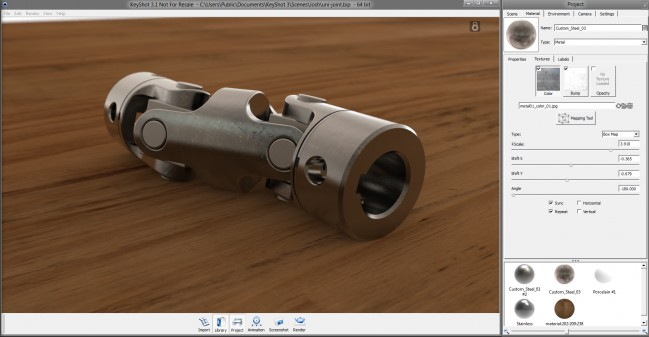 调整照明和材质