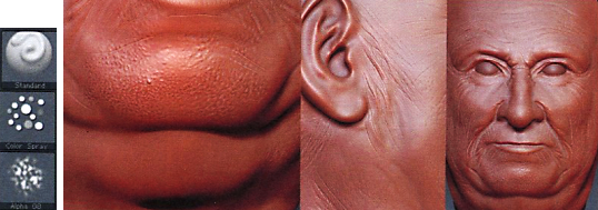 ZBrush皮肤纹理