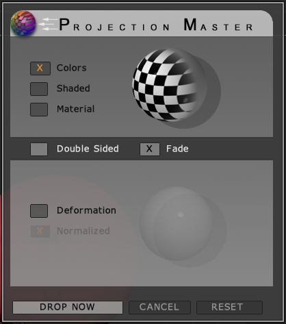 Projection Master功能