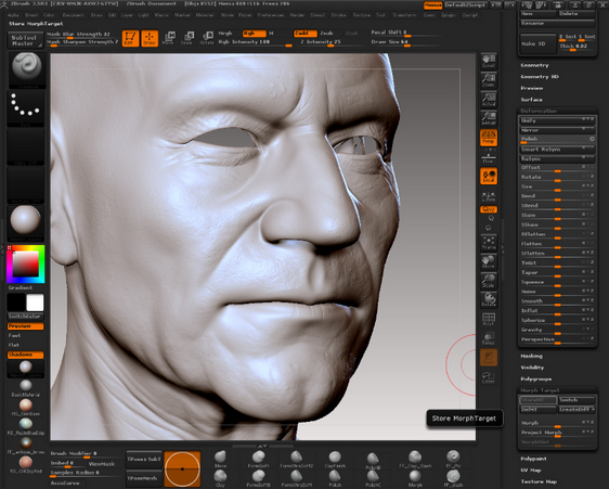 ZBrush增强微小的细节的方法