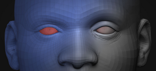 在ZBrush中“画”几何分辨率的方法