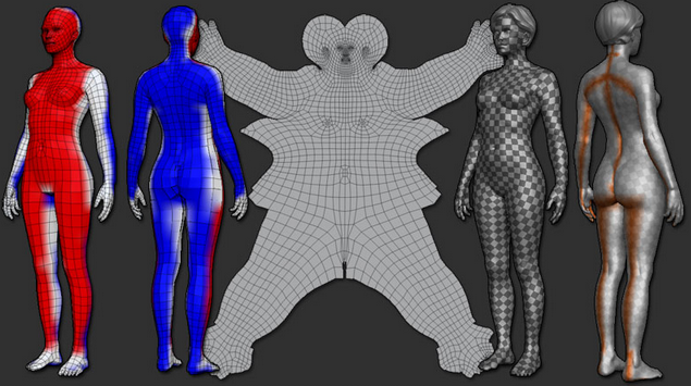 ZBrush中UV Master的实例应用