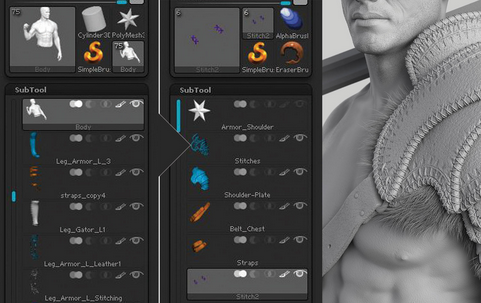 分离SubTools