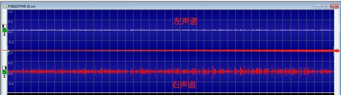 利用GoldWave处理Vegas视频的左右声道