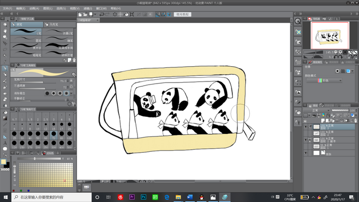 图 5：上色演示
