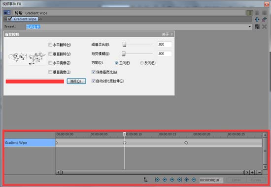 Vegas添加关键帧
