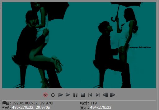 色彩渗出叠化效果
