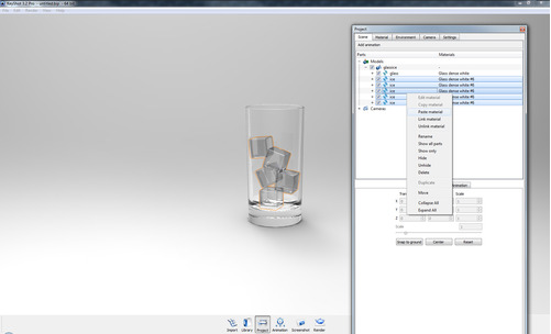利用KeyShot渲染逼真的冰（下）
