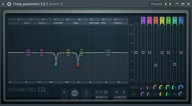 给Bass加上的第二个均衡器