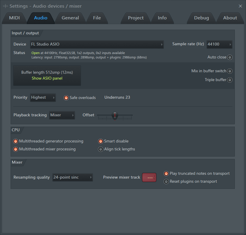 音频设置 音频设置