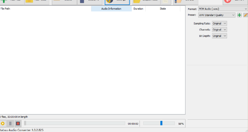 Kabuu Audio Converter更改默认输出文件夹的方法步骤