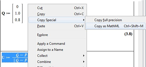 在Maple和MathType之间转换公式的方法