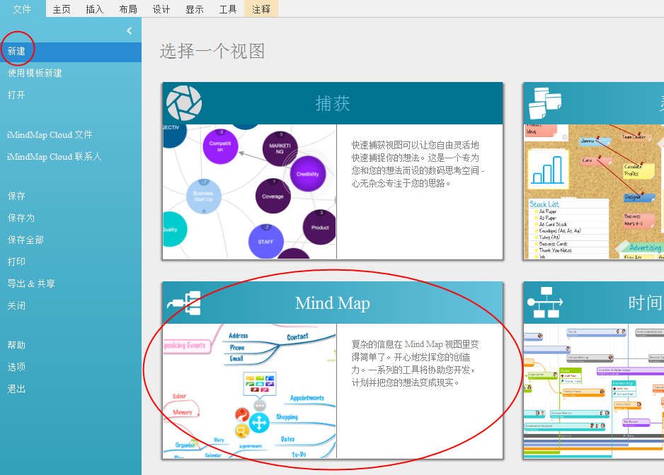 利用iMindMap分支制作商业时间轴