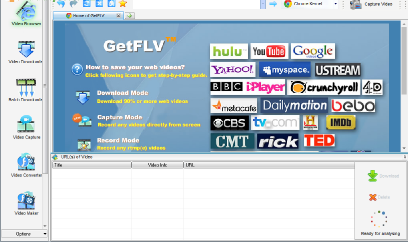 GetFLV Pro剪切视频文件的操作方法