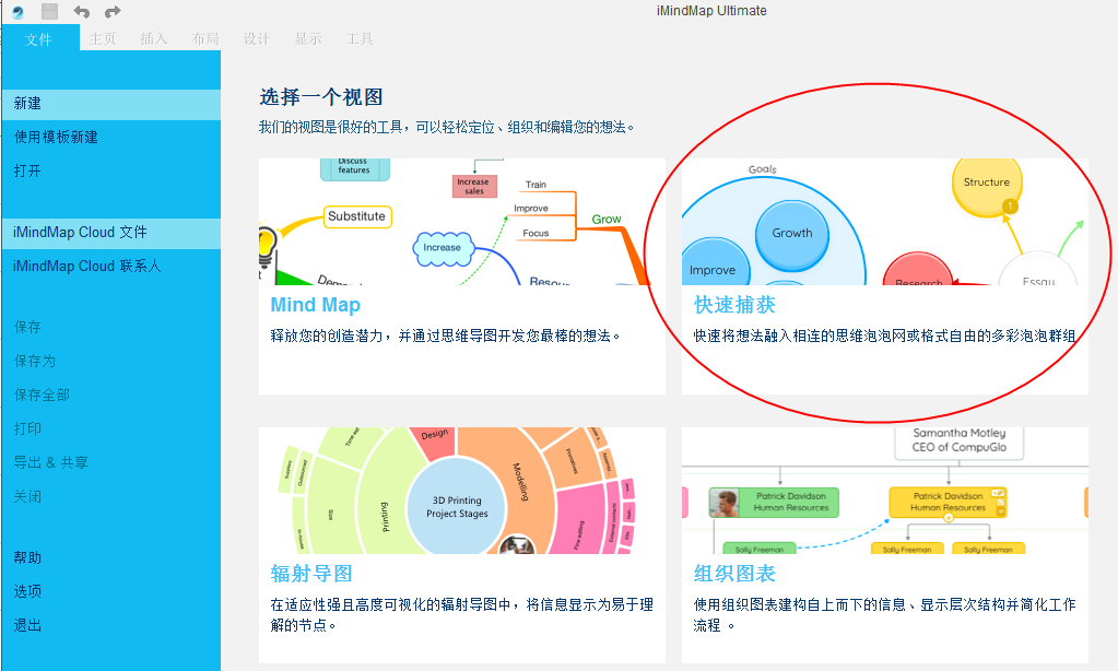 详解iMindMap11快速捕获视图
