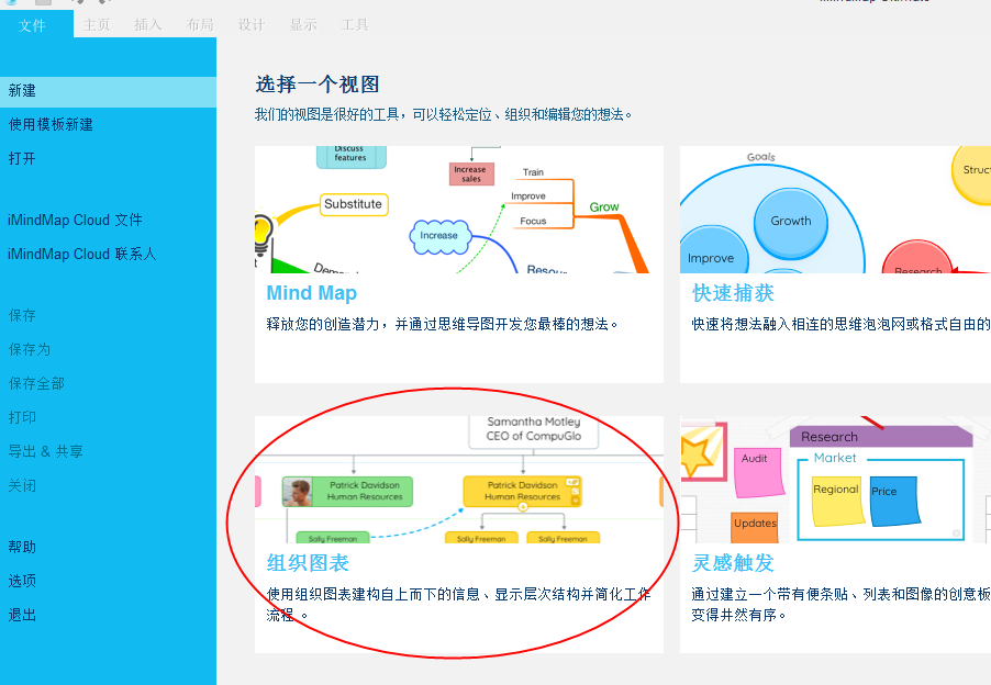 详解iMindMap11新增视图之组织图表