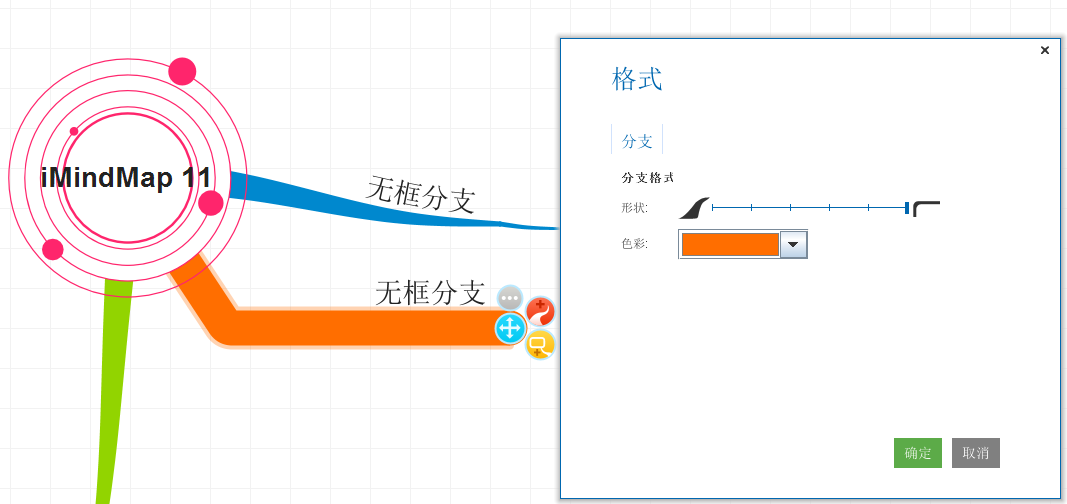 无框分支格式