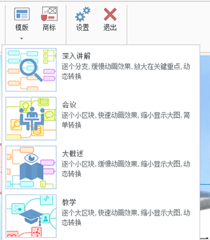 iMindMap幻灯片模板设置方法