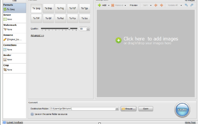 AnyPic Image Converter批量裁剪图片的操作方法