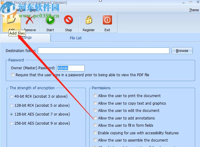PDFArea PDF Encrypt加密PDF的方法