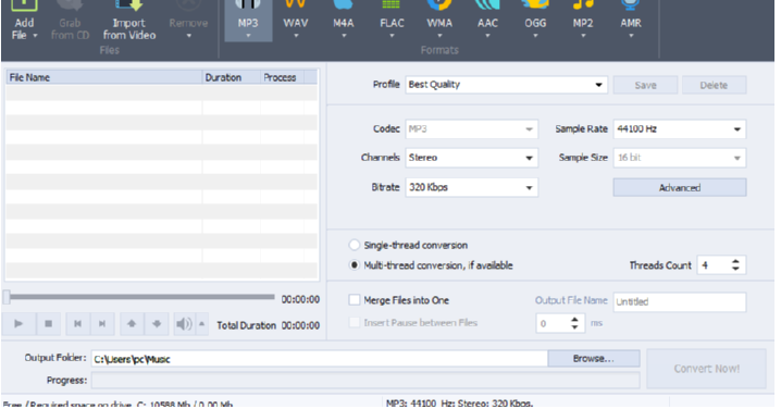 使用AVS Audio Converter把MP3转换成AAC格式的方法