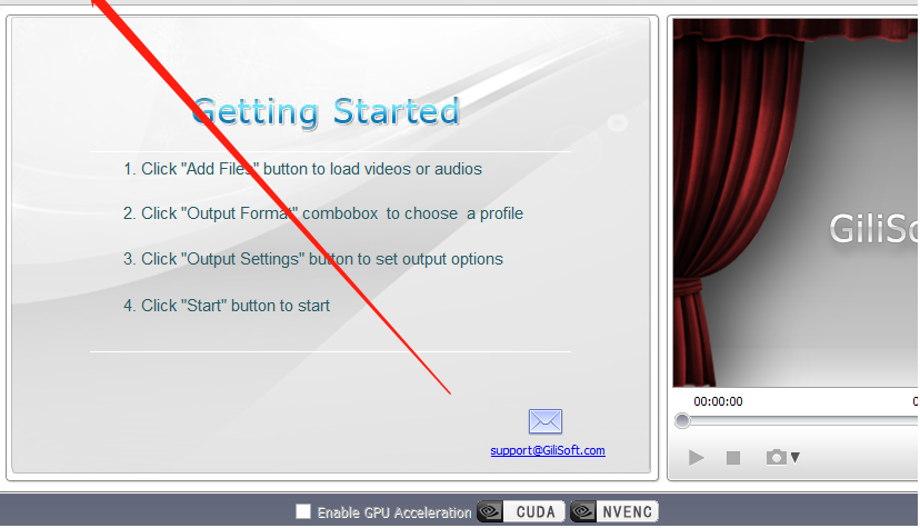 GiliSoft Video Converter剪切视频文件的操作方法
