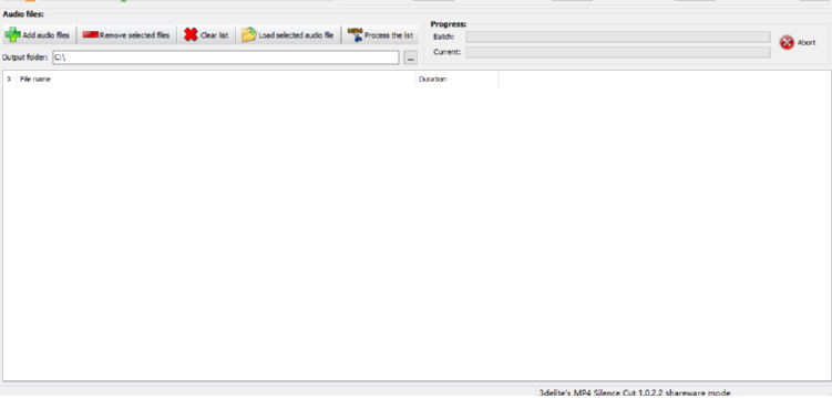 MP4 Silence Cut剪切视频文件的方法步骤