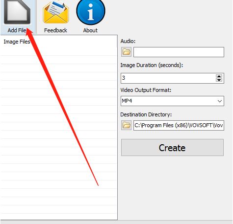 VovSoft Vov Slideshow Creator制作图片幻灯片的方法